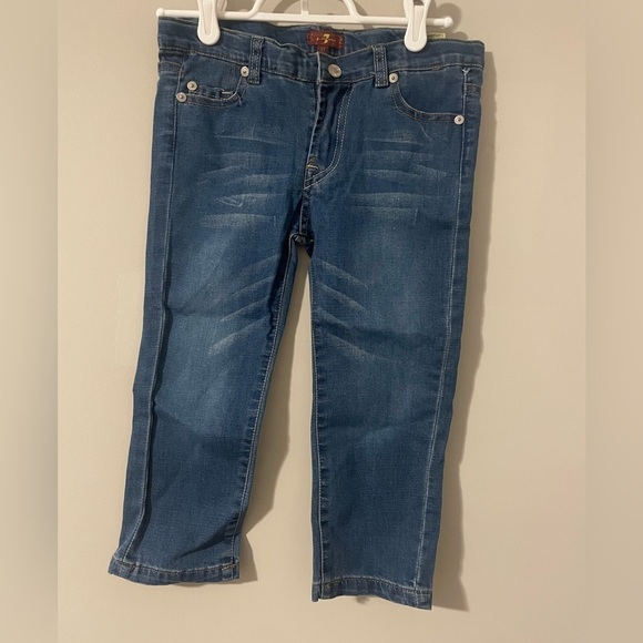 NWOT - 7 For All Mankind Jeans - Size 3T - Medium Blue - Picture 1 of 2